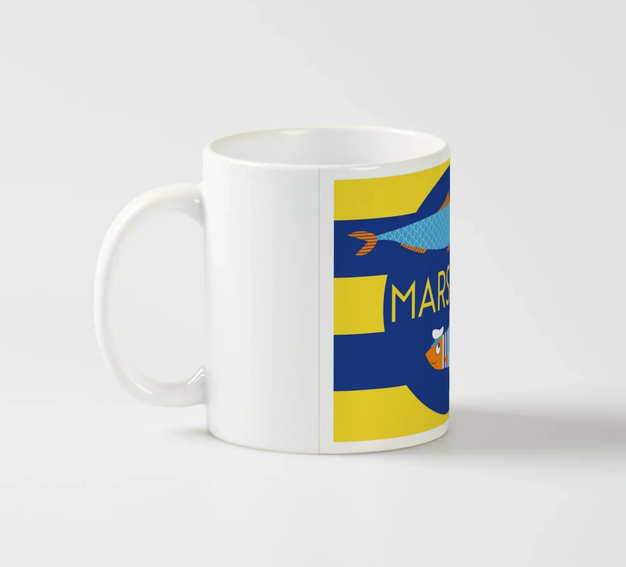 Sardine di Marsiglia tazza in ceramica da Raphaël Delerue