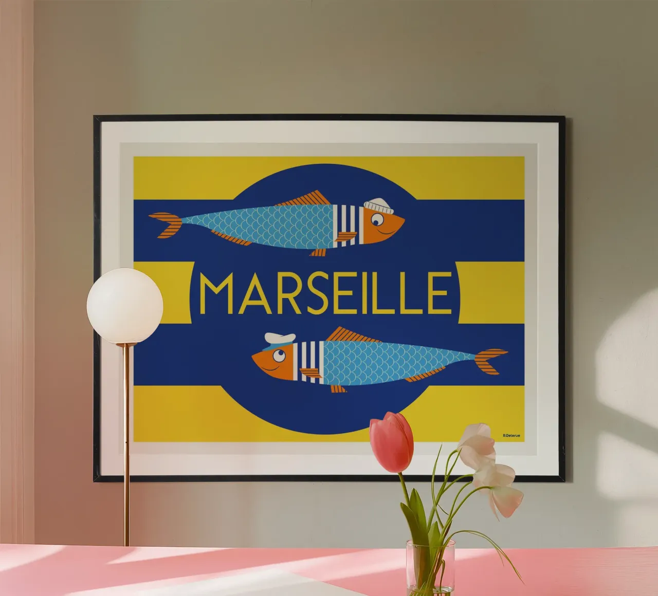 Sardine di Marsiglia carta hahnemühle da Raphaël Delerue