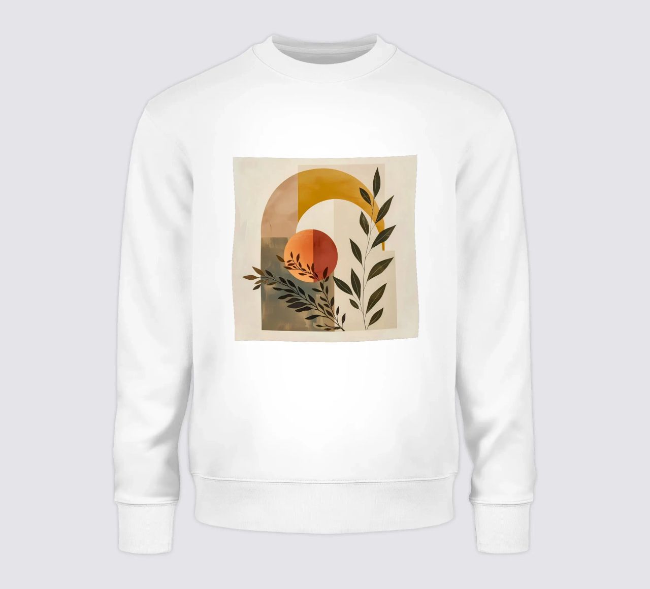 Composición botánica sencilla sudadera de LaylaOzHome