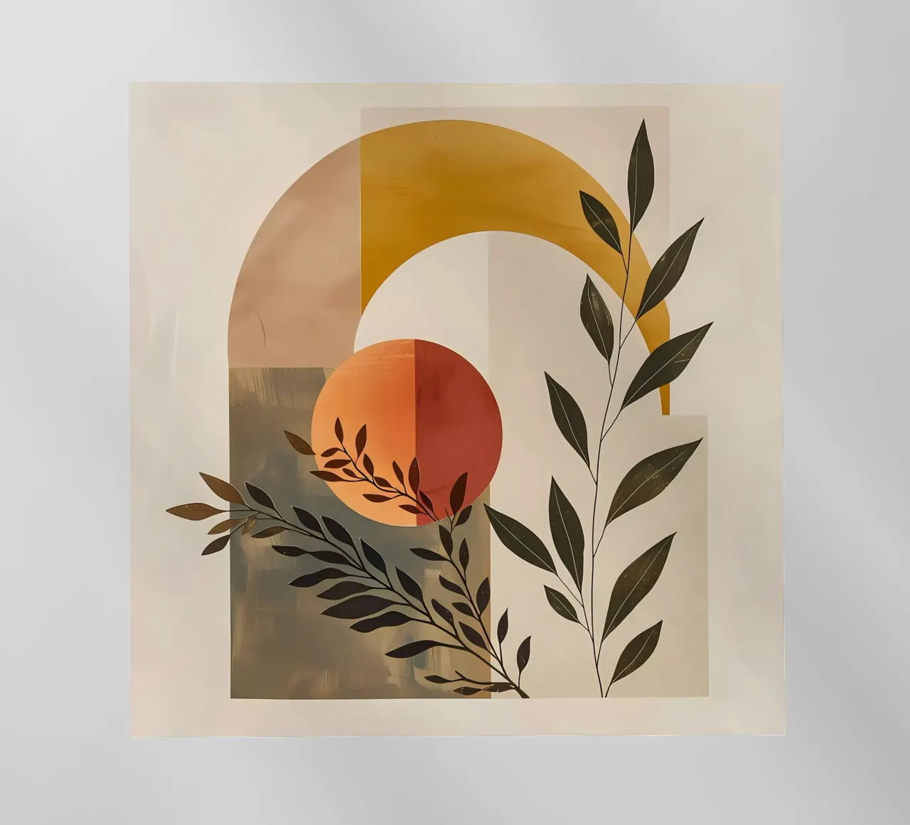 Simple botanical composition backlit film by LaylaOzHome