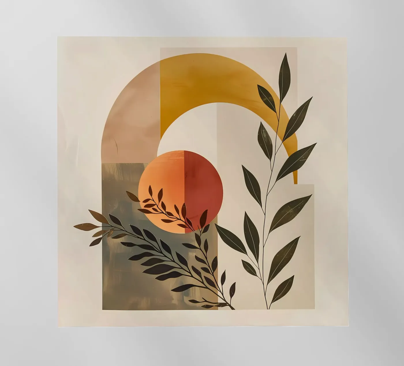 Simple botanical composition backlit film by LaylaOzHome