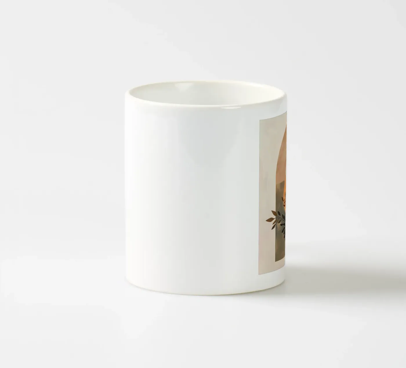 Simple botanical composition ceramic mug by LaylaOzHome