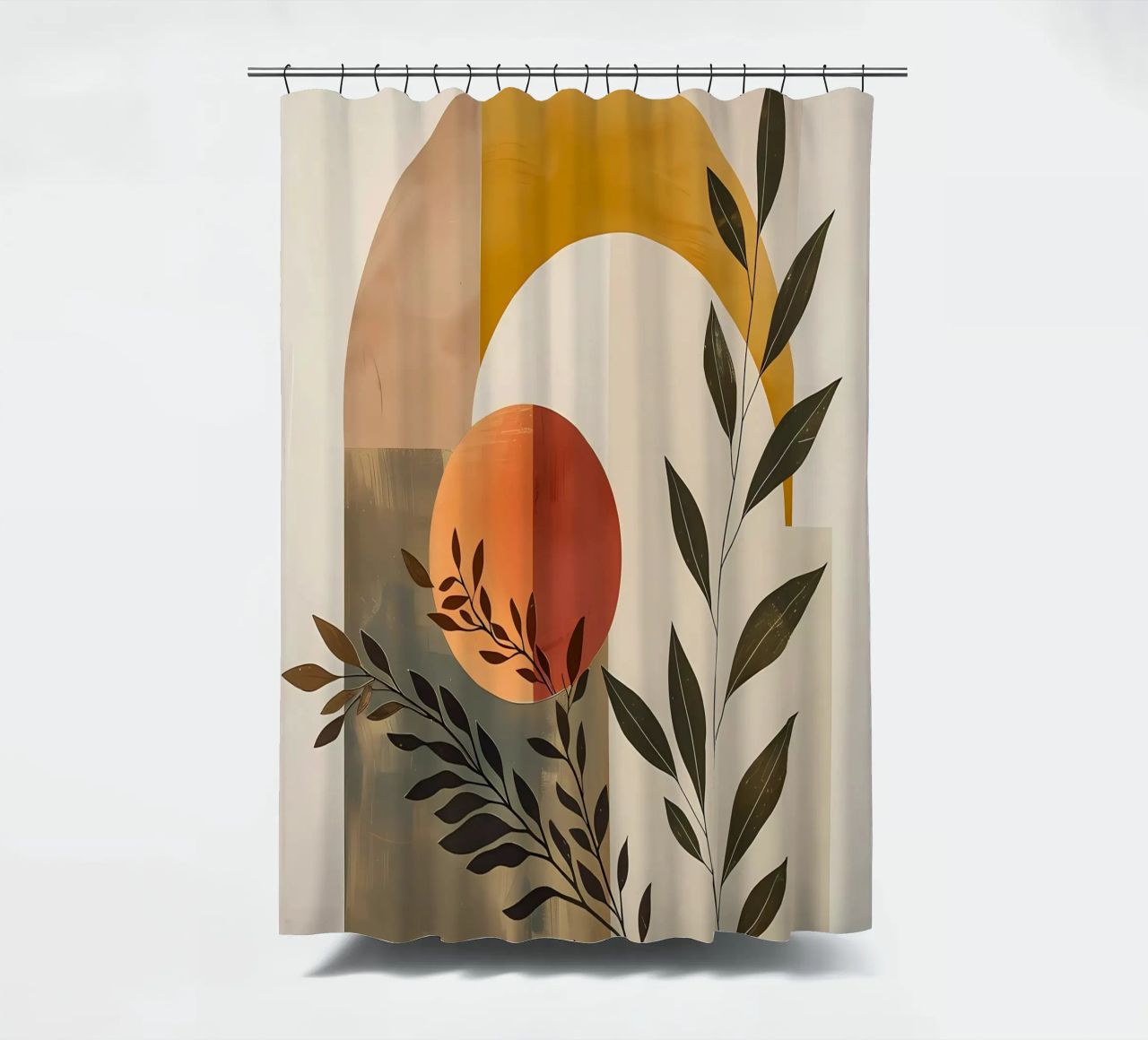Composizione botanica semplice tenda da doccia da LaylaOzHome