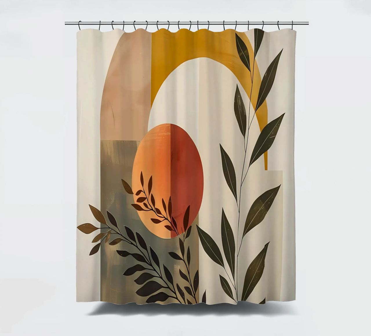 Composizione botanica semplice tenda da doccia da LaylaOzHome