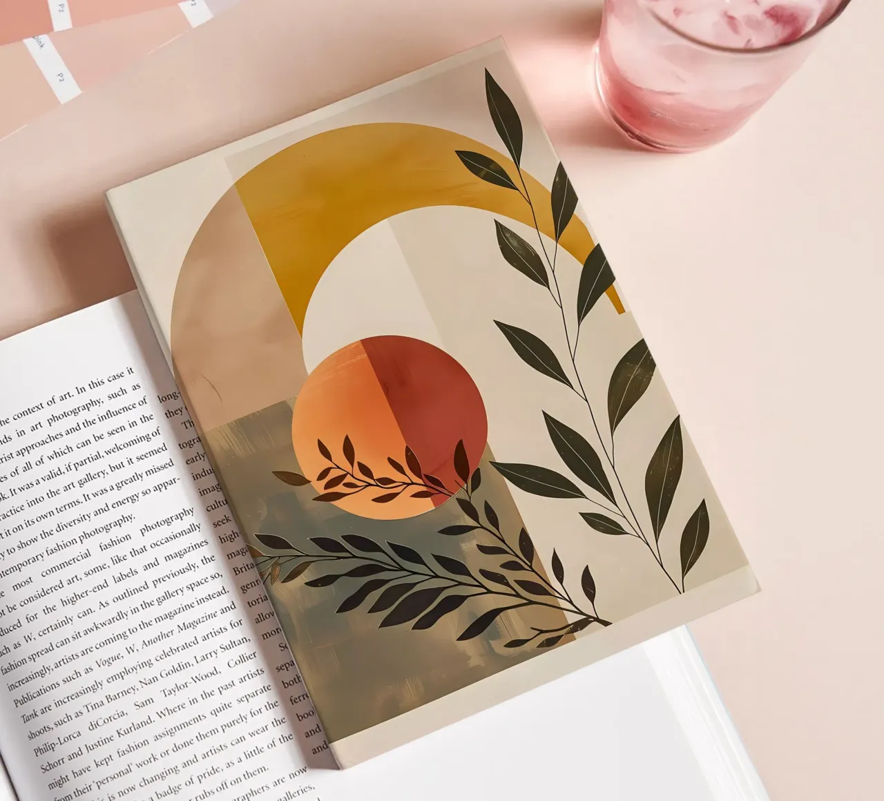 Simple botanical composition notebook by LaylaOzHome