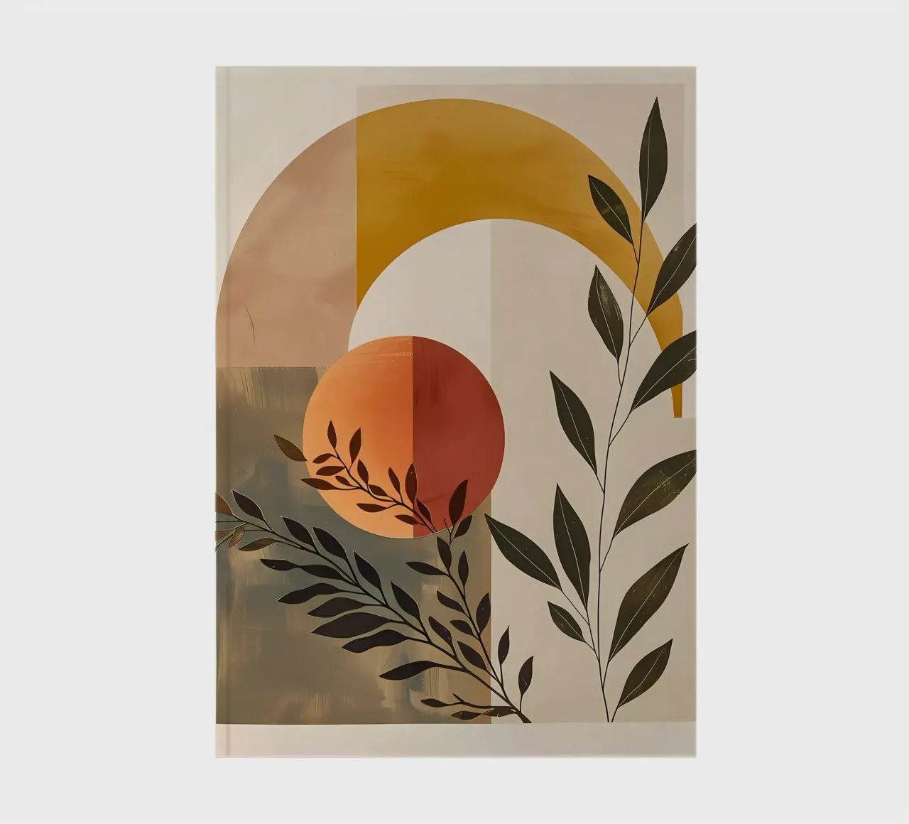 Simple botanical composition notebook by LaylaOzHome