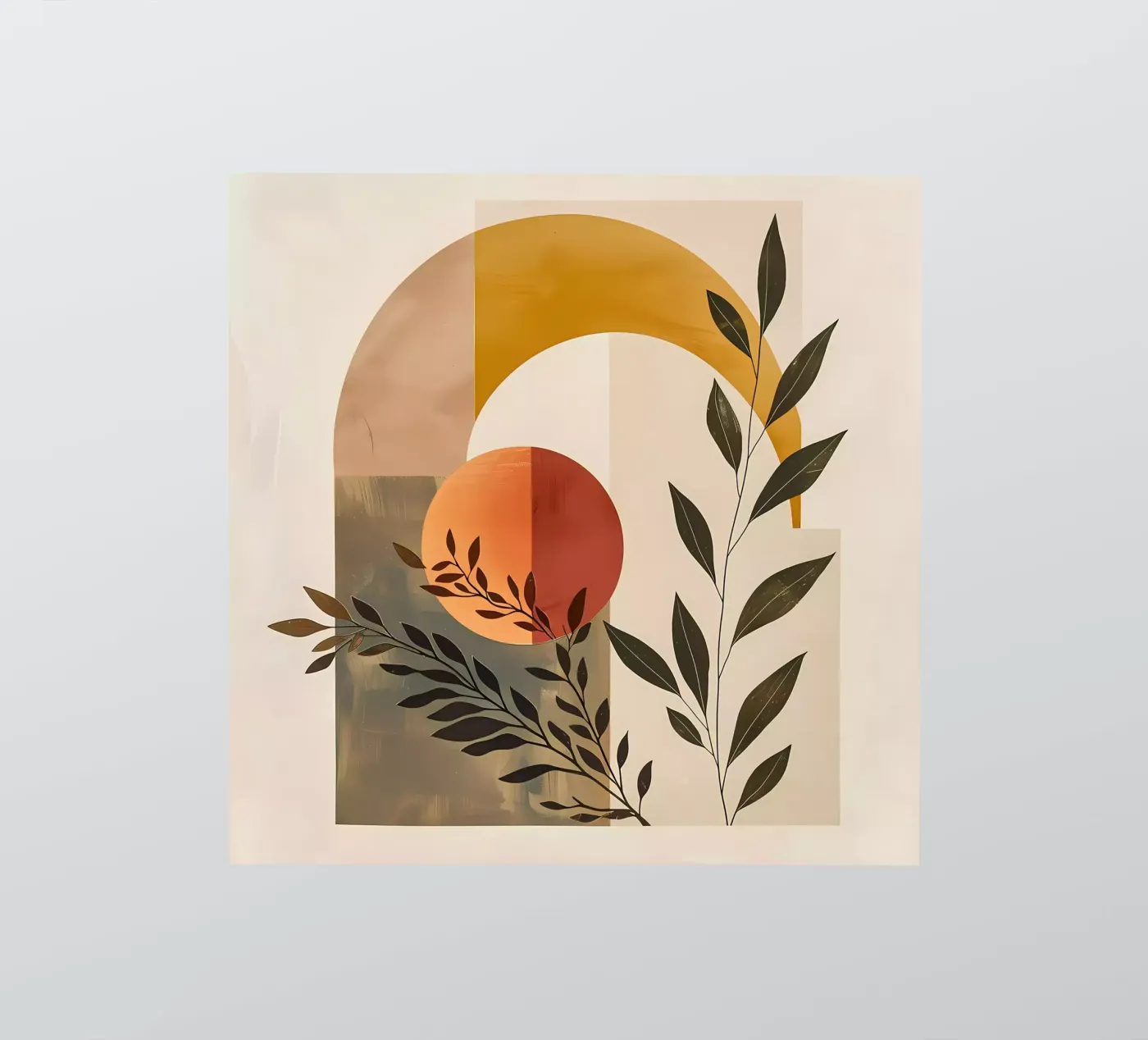 Simple botanical composition sticker by LaylaOzHome