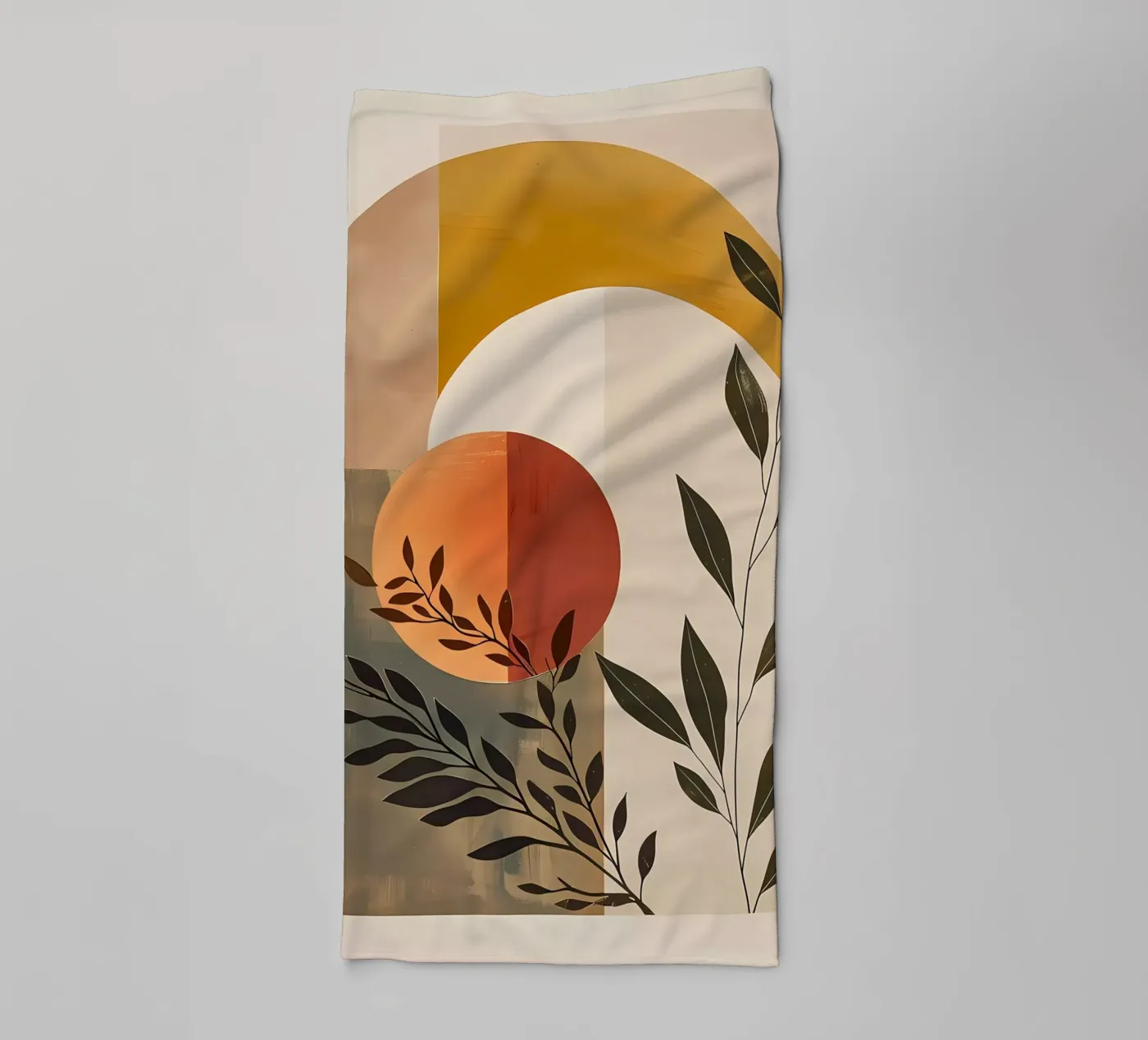 Simple botanical composition towel by LaylaOzHome