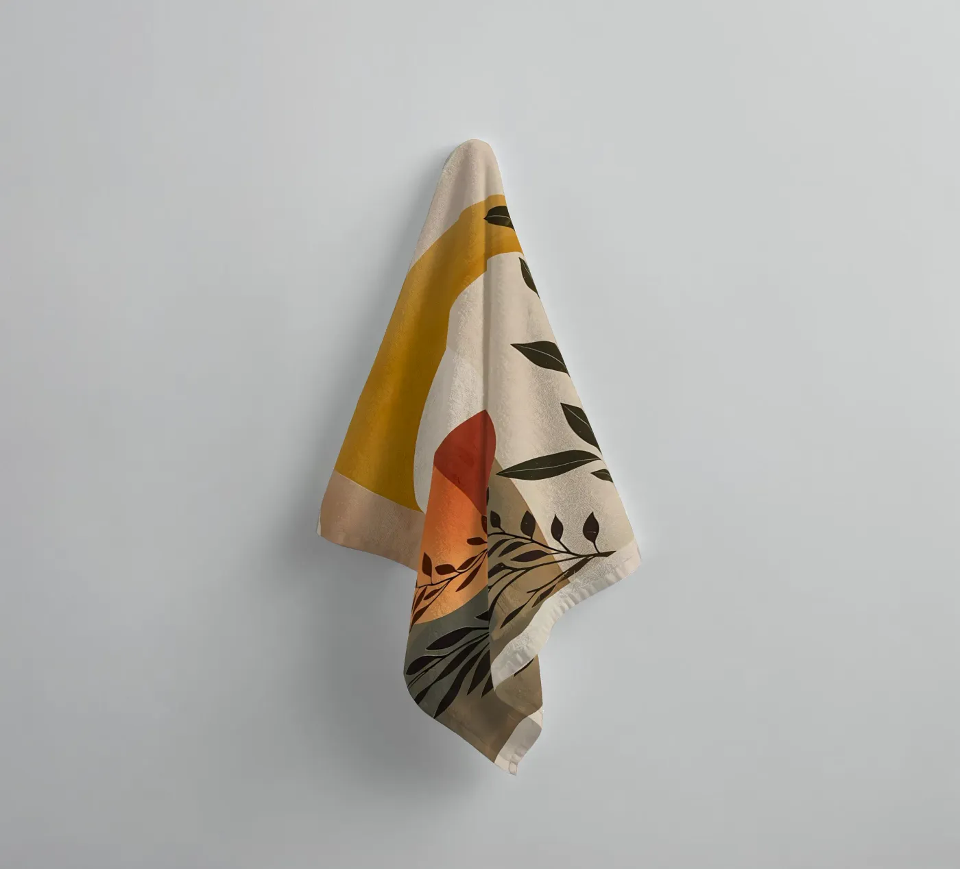Simple botanical composition towel by LaylaOzHome