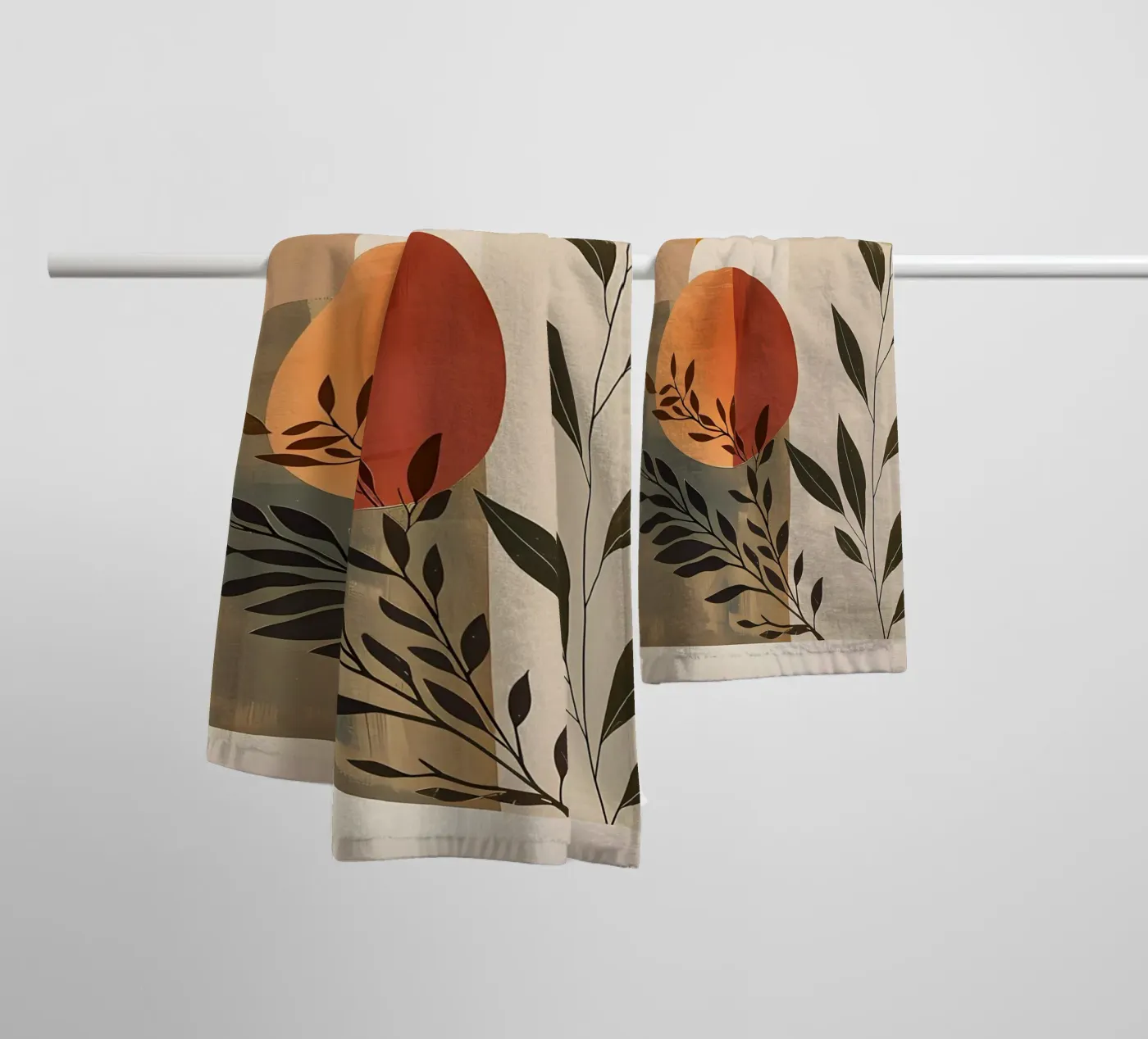 Simple botanical composition towel by LaylaOzHome