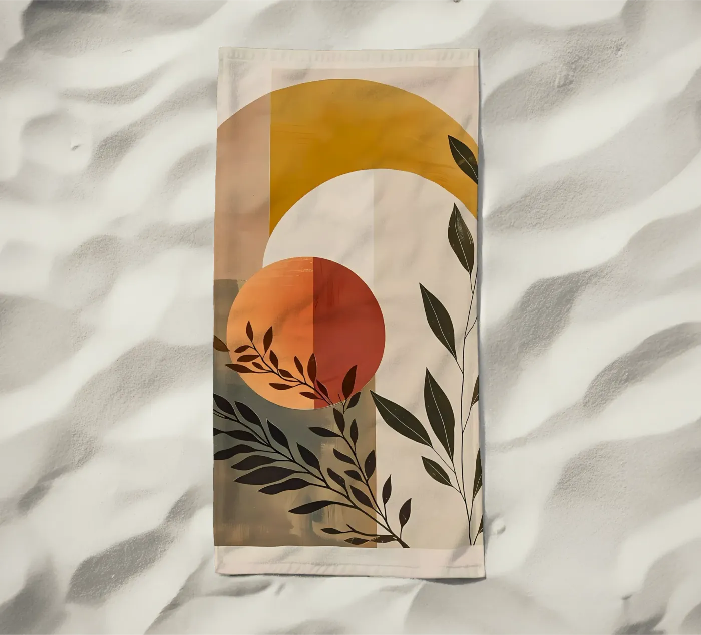 Composizione botanica semplice telo mare da LaylaOzHome