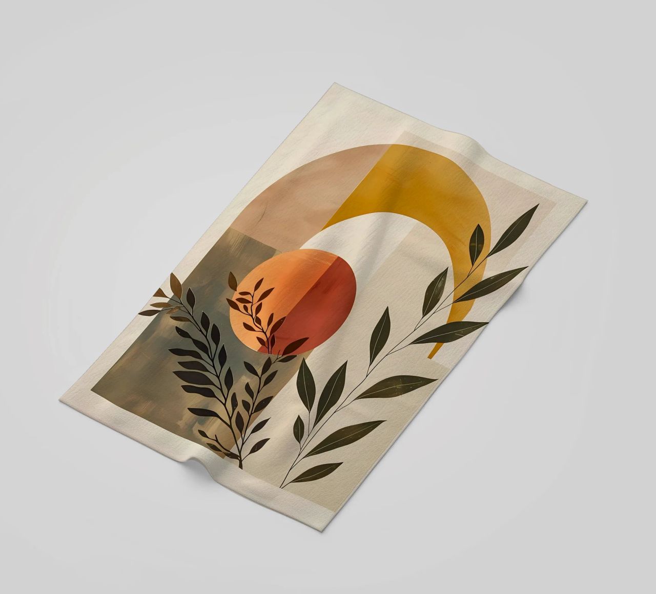 Composizione botanica semplice telo mare da LaylaOzHome
