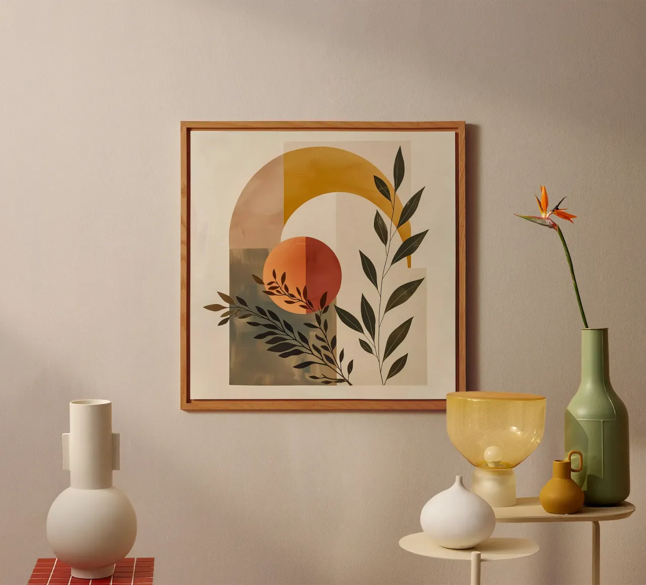 Composizione botanica semplice pannello forex da LaylaOzHome