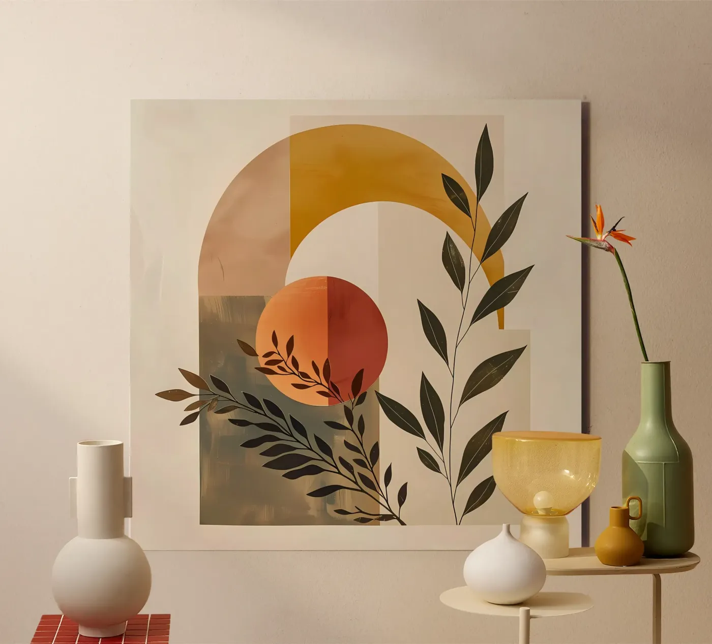 Simple botanical composition forex plate by LaylaOzHome