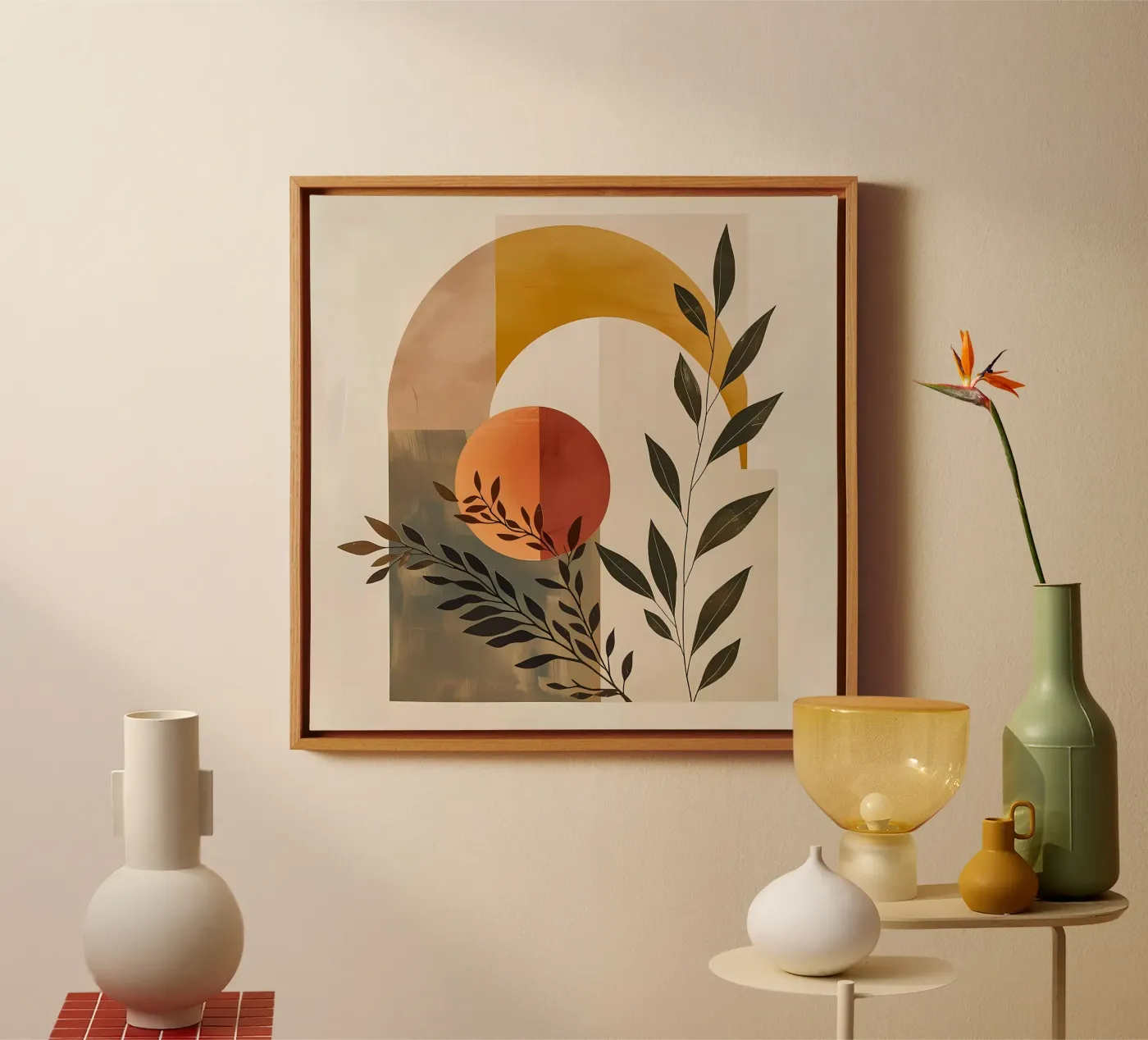 Simple botanical composition canvas by LaylaOzHome