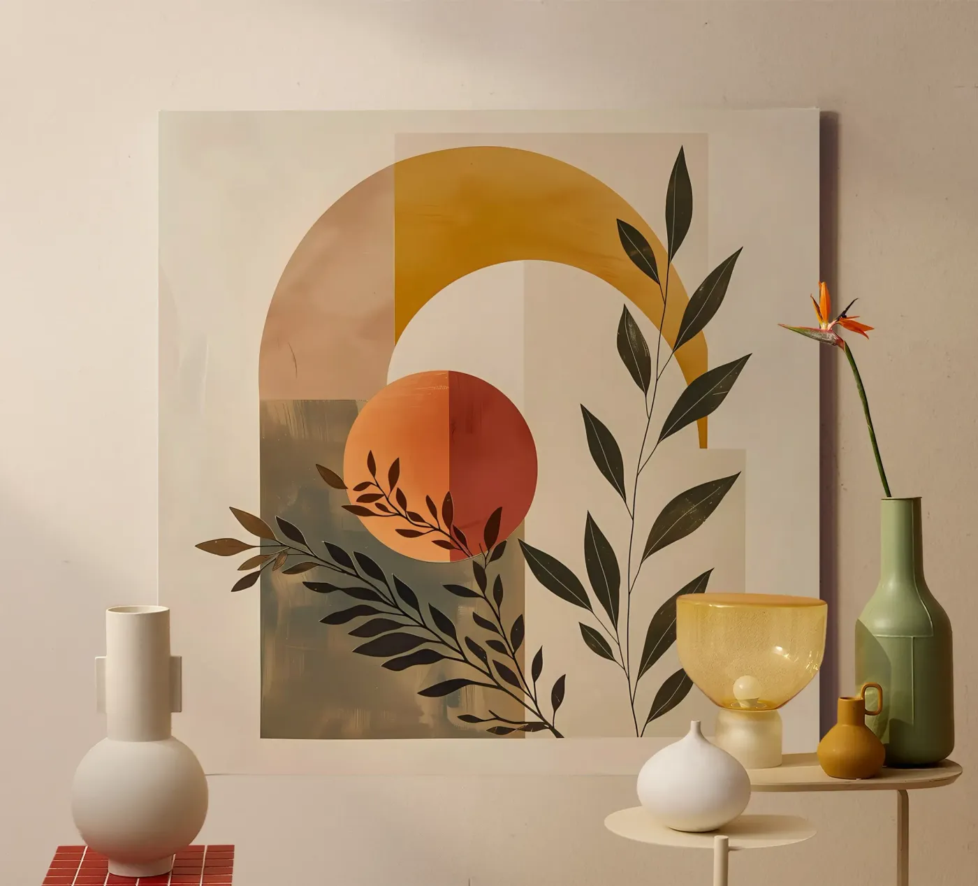 Simple botanical composition canvas by LaylaOzHome