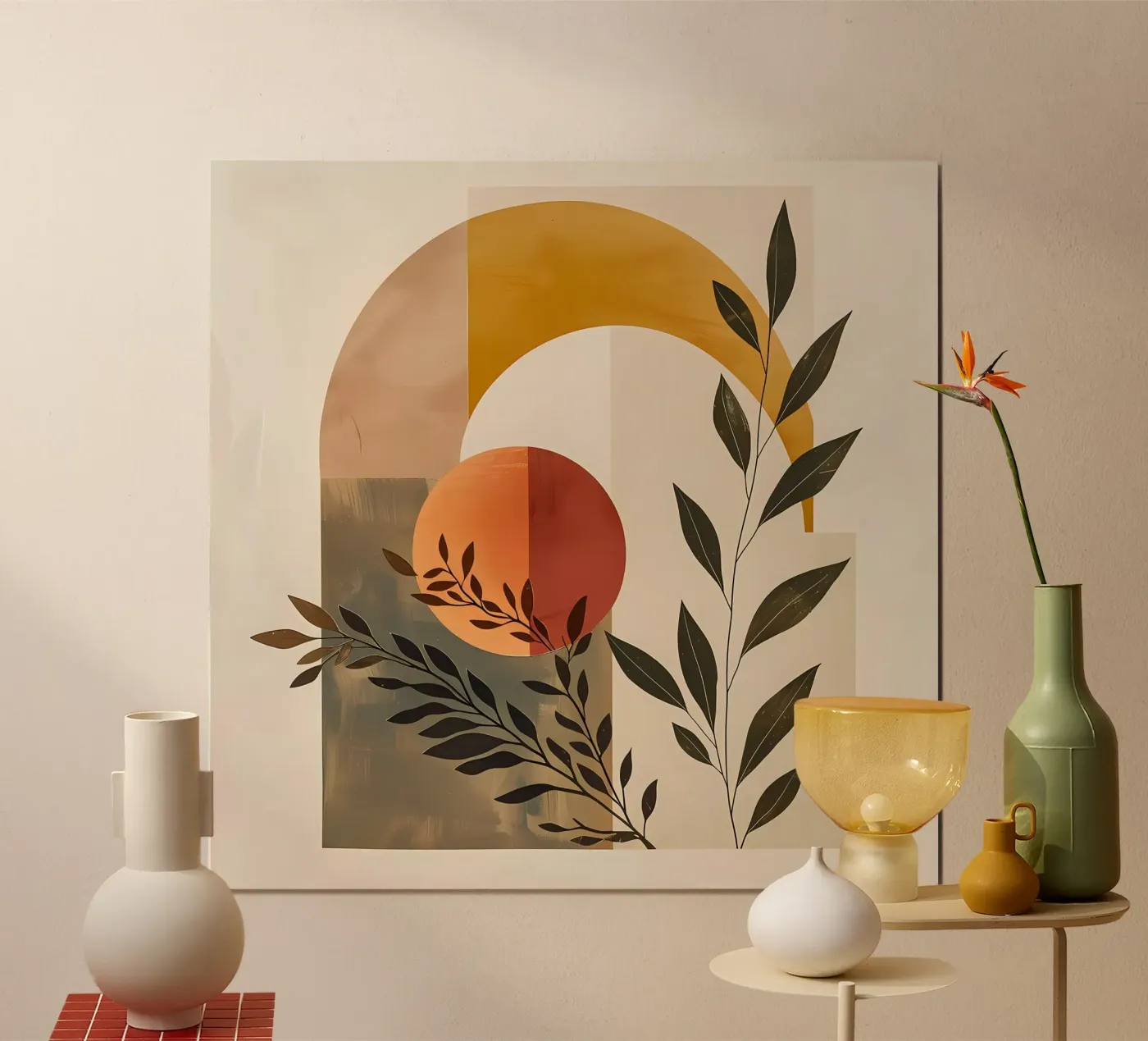 Simple botanical composition poster van LaylaOzHome