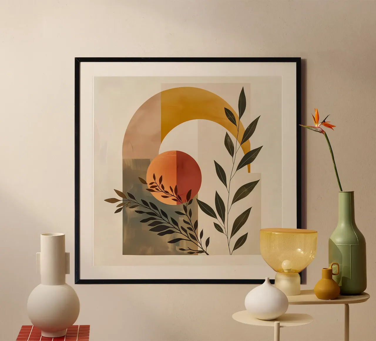 Simple botanical composition poster by LaylaOzHome