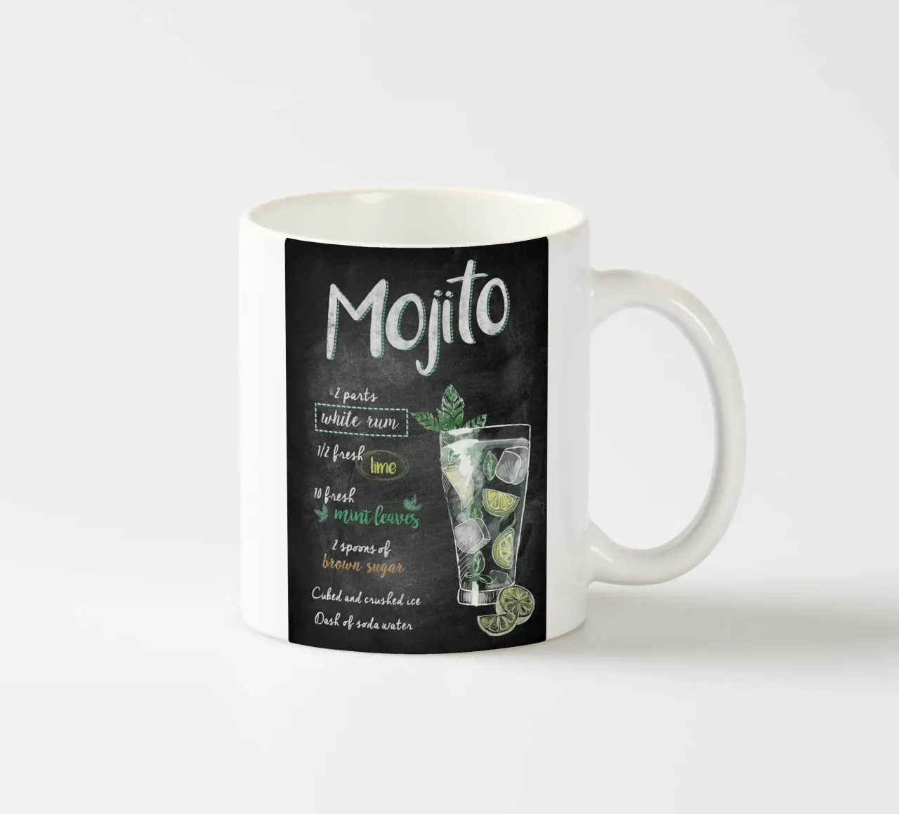 Mojito tazza in ceramica da mesa