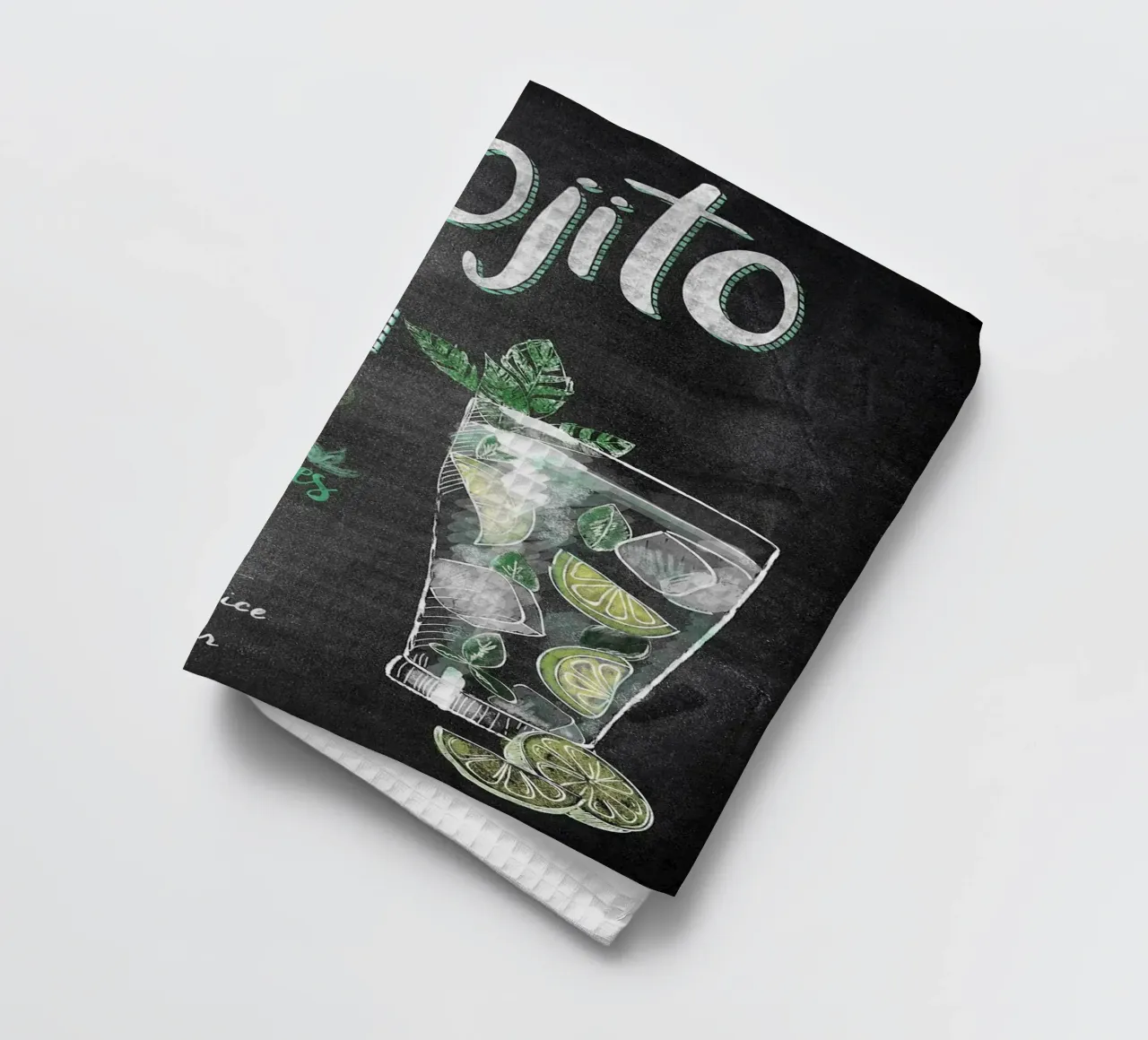 Mojito canovaccio da cucina da mesa