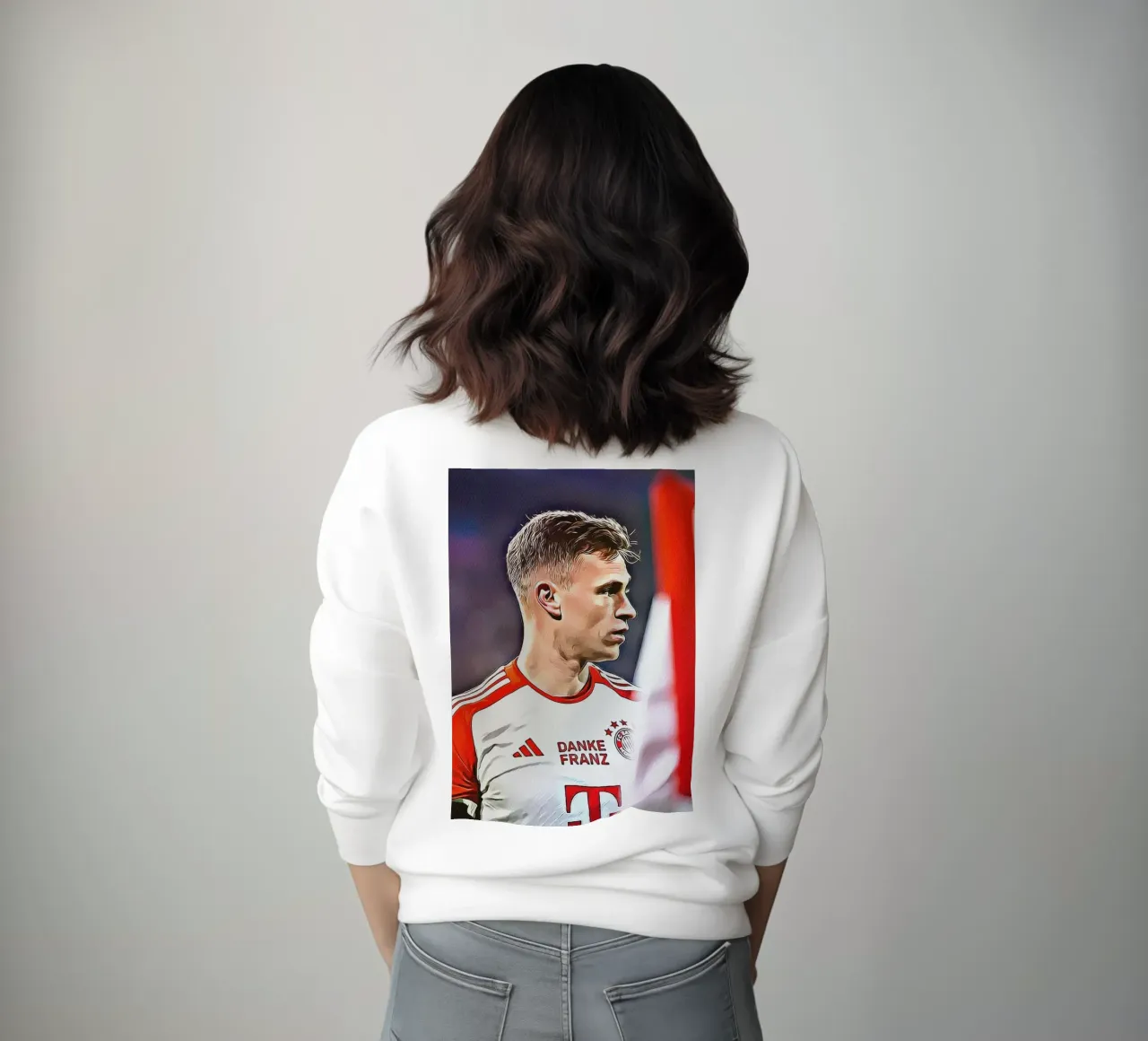 Joshua Kimmich Danke Franz Sonderausgabe Poster Sweatshirt von ArdanART