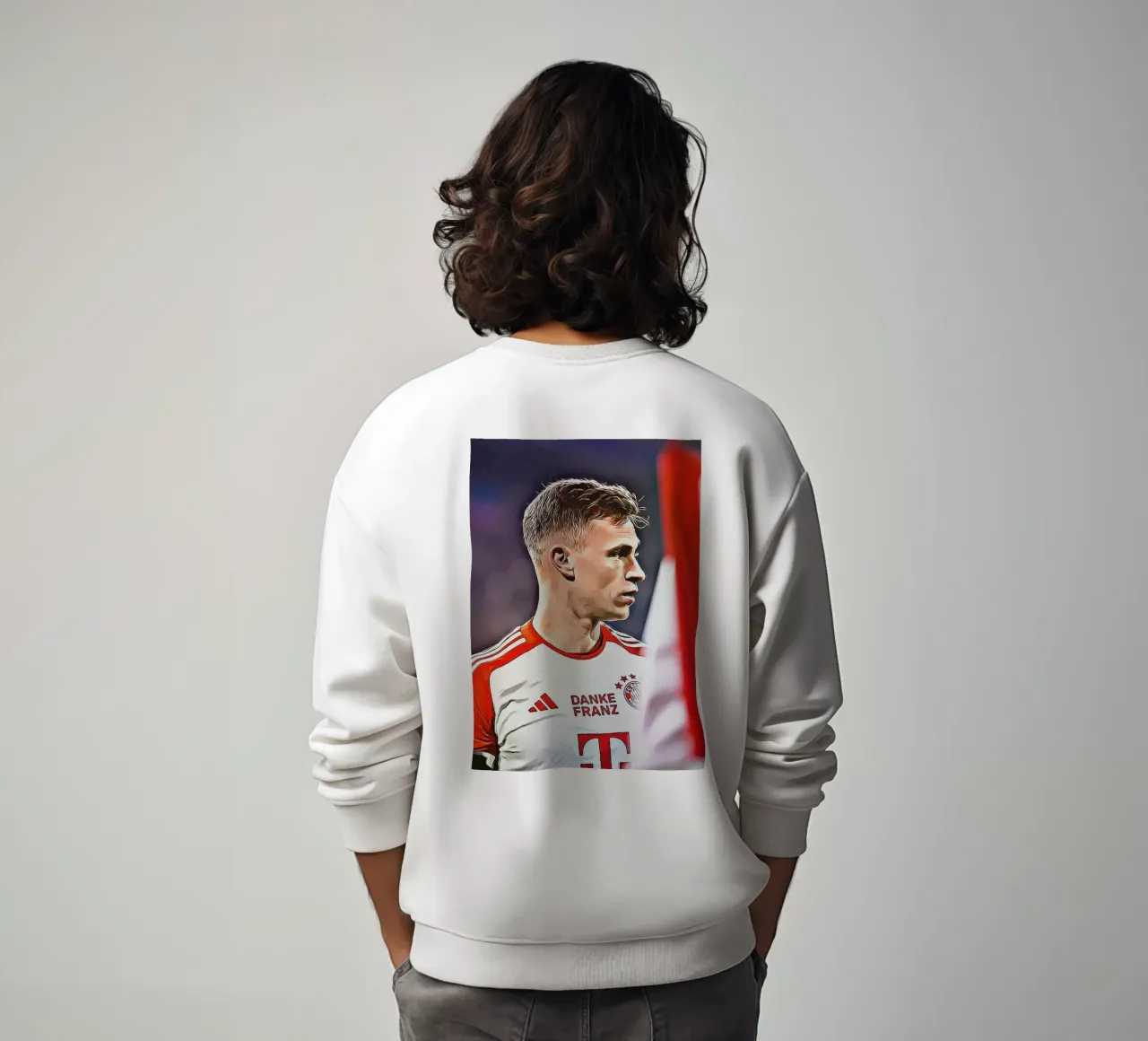 Joshua Kimmich Danke Franz Sonderausgabe Poster Sweatshirt von ArdanART
