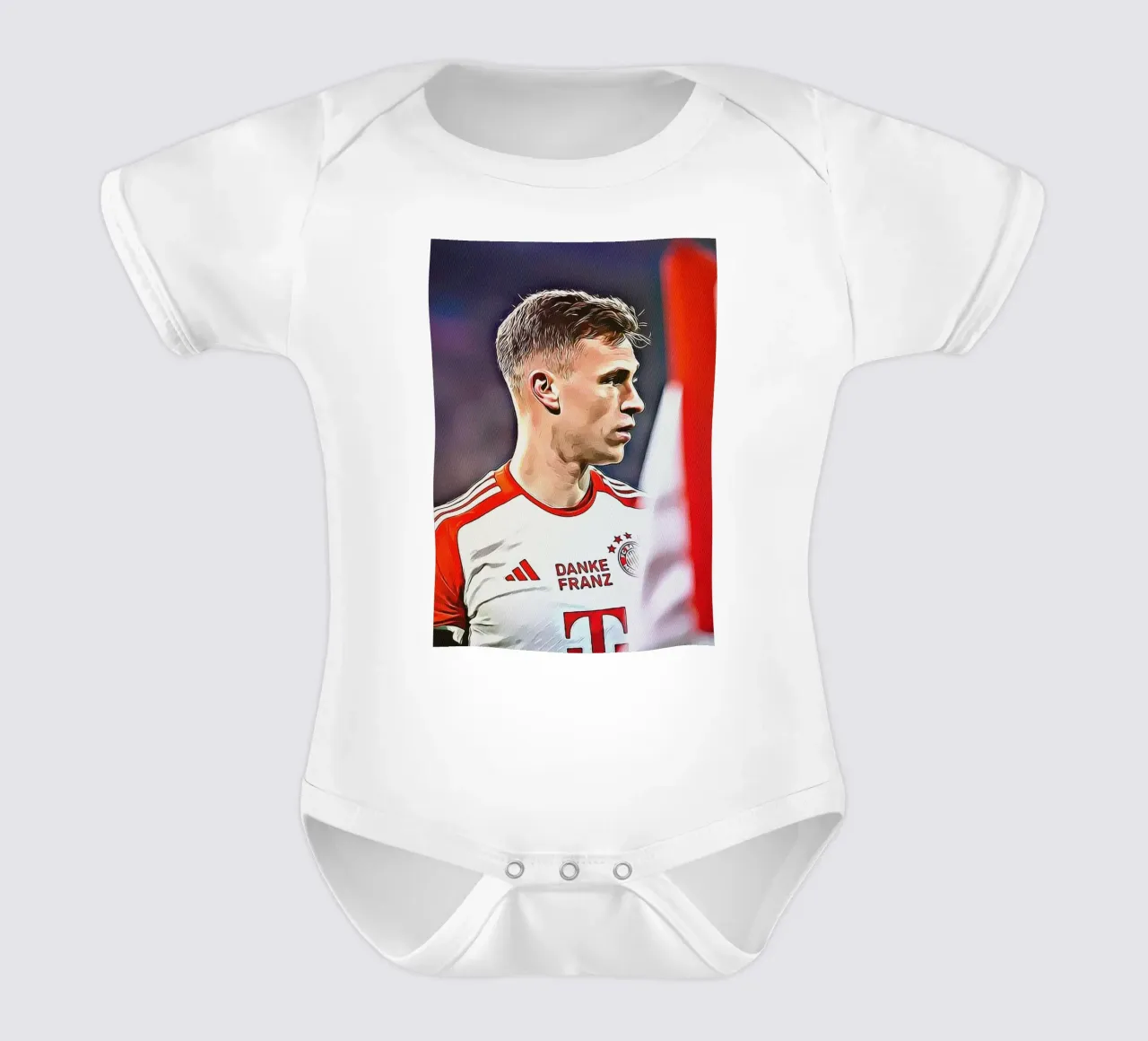 Joshua Kimmich Danke Franz Edición especial Póster body de bebé de ArdanART