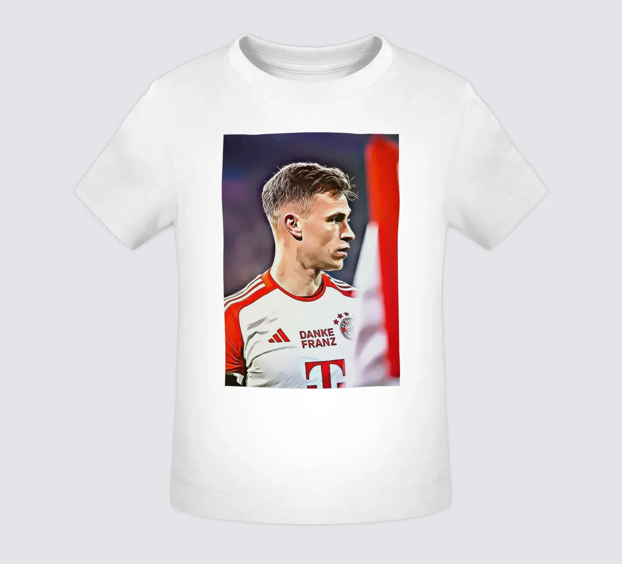 Joshua Kimmich Danke Franz Edizione Speciale Poster maglietta neonato da ArdanART