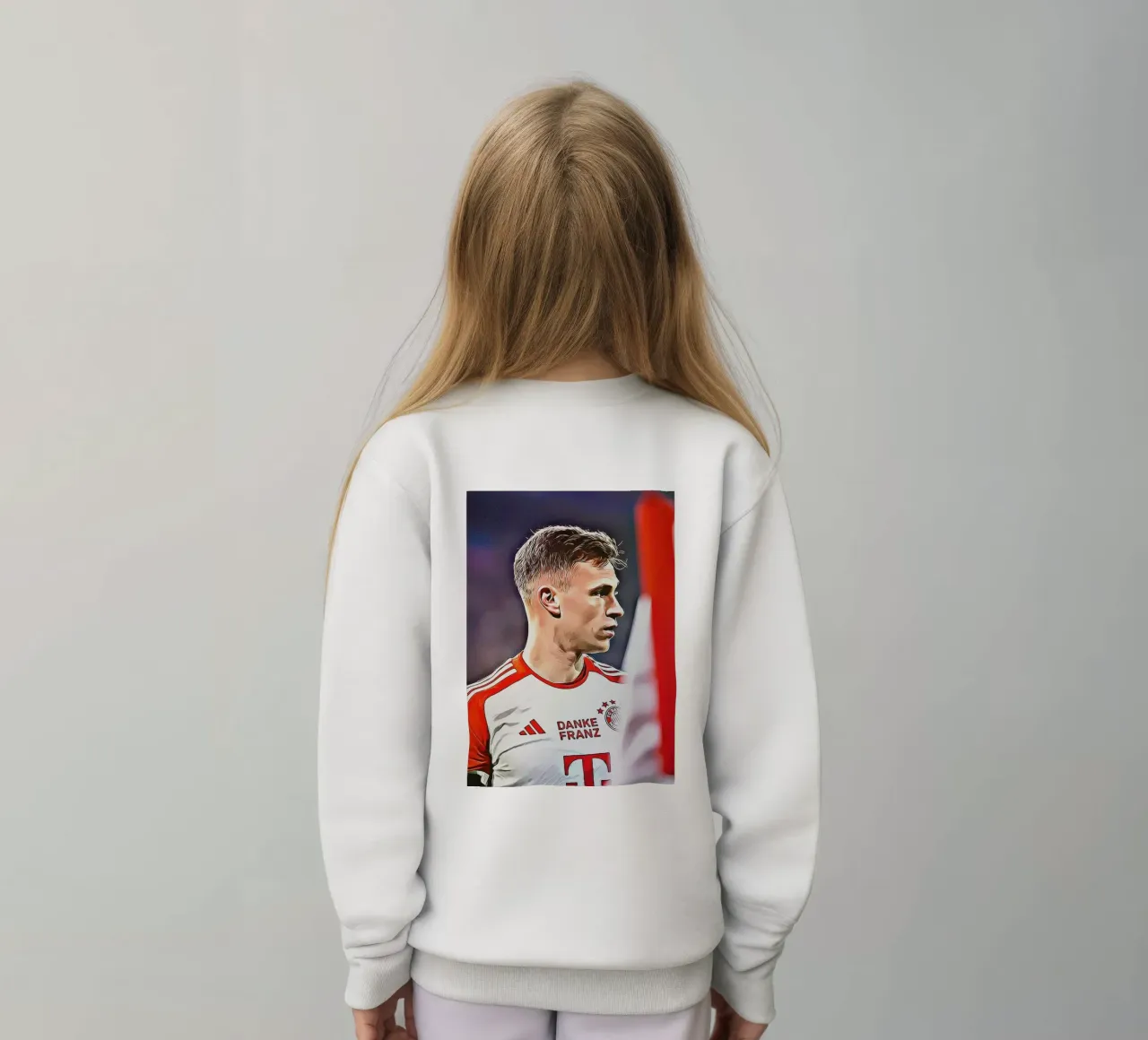 Joshua Kimmich Danke Franz Sonderausgabe Poster Kinder Sweatshirt von ArdanART