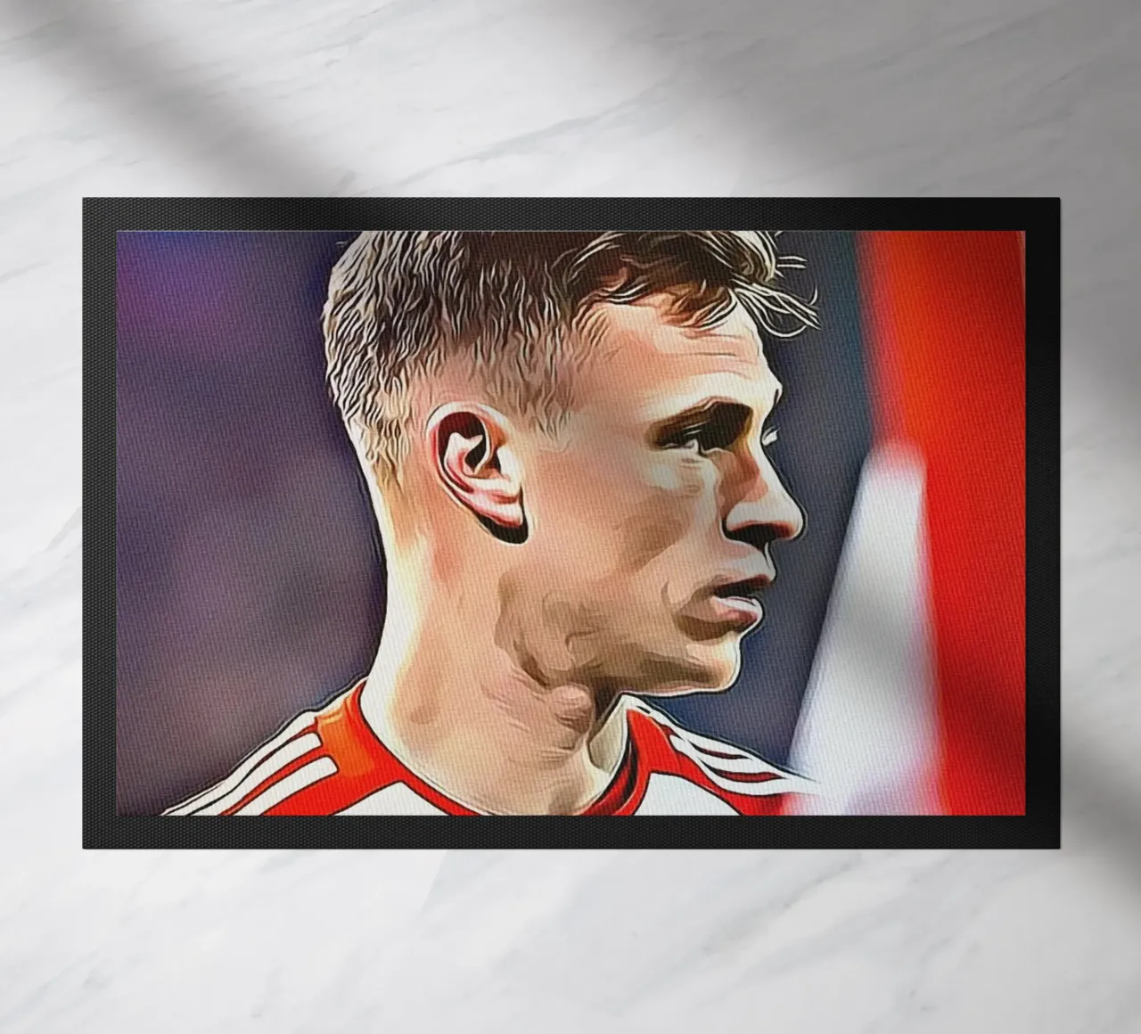 Joshua Kimmich Danke Franz Sonderausgabe Poster Fußmatte von ArdanART