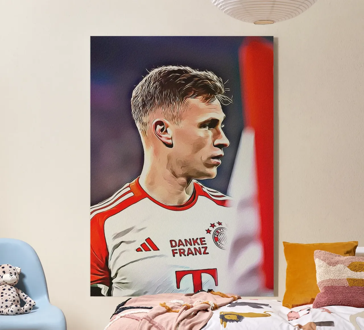 Joshua Kimmich Danke Franz Edición especial Póster metacrilato de ArdanART
