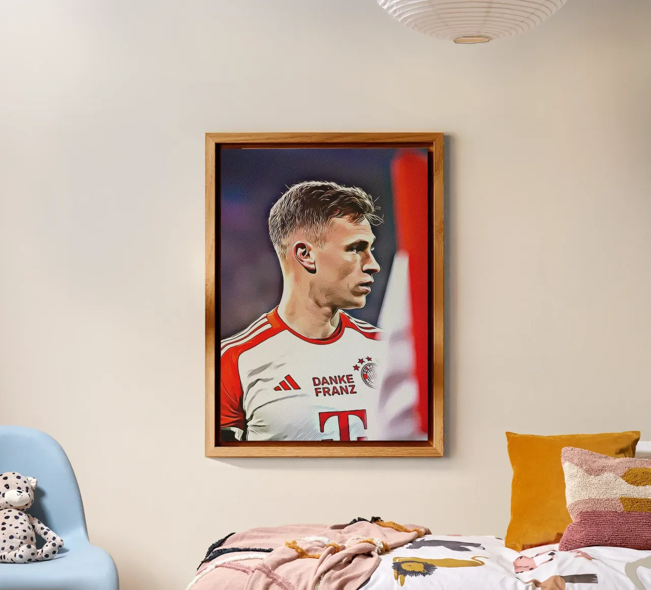 Joshua Kimmich Danke Franz Sonderausgabe Poster Alu-Dibond von ArdanART