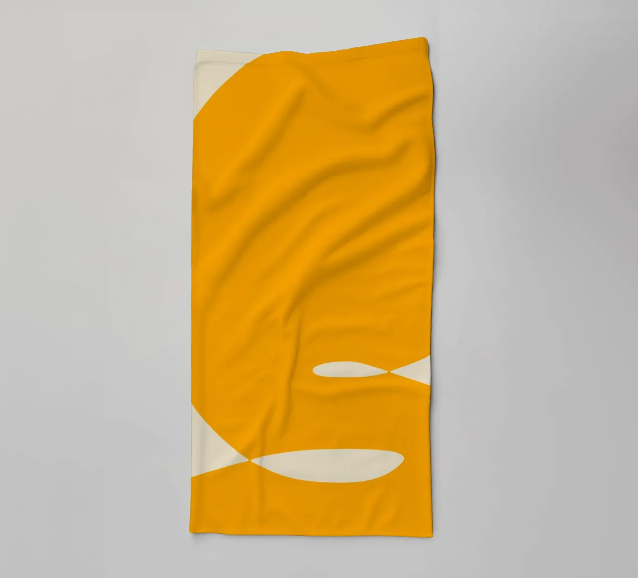 Découpage jaune 02 serviette de bain de Little Dean