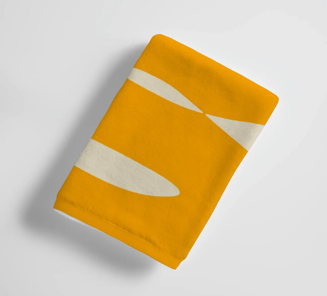 Découpage jaune 02 serviette de bain de Little Dean