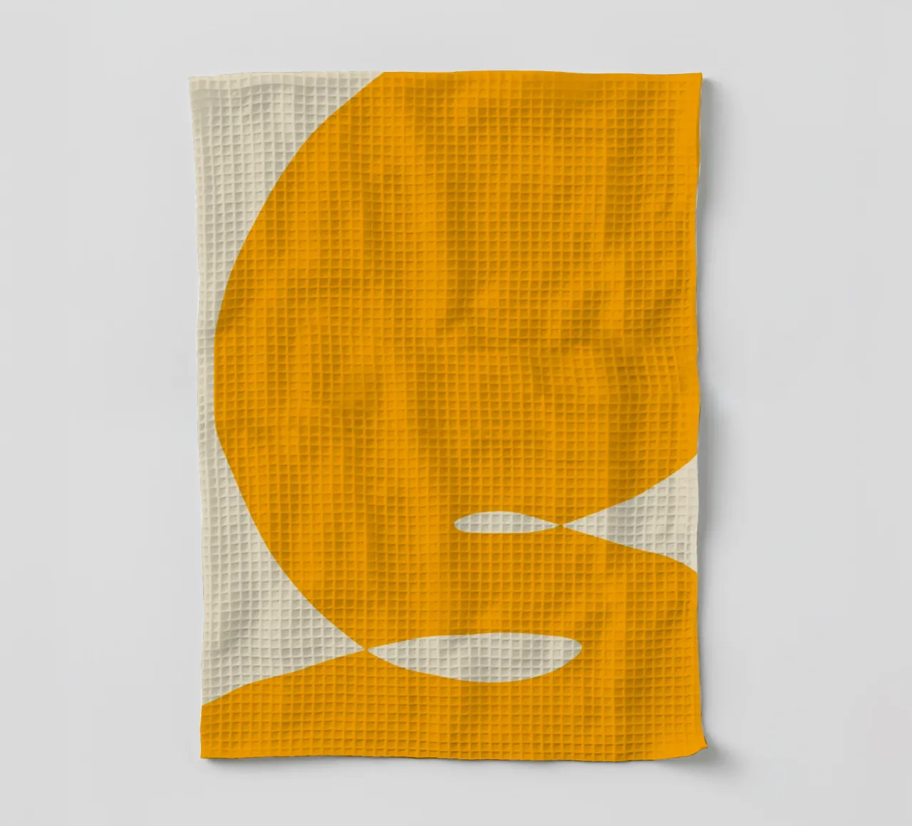 Découpage jaune 02 torchon de Little Dean