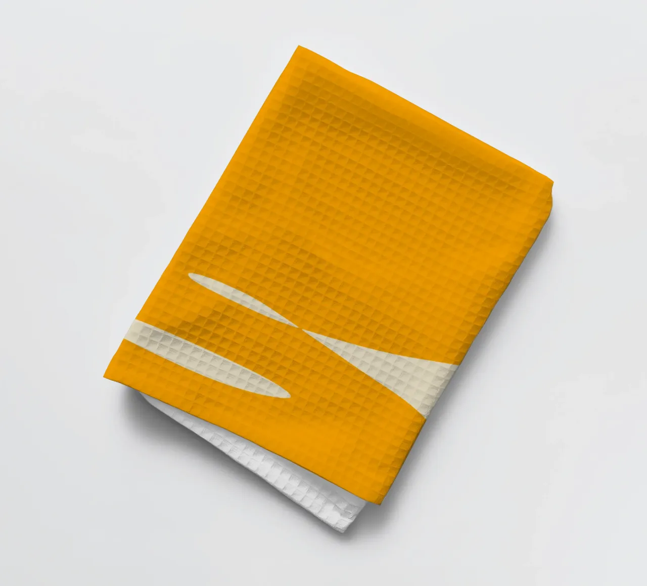 Découpage jaune 02 torchon de Little Dean