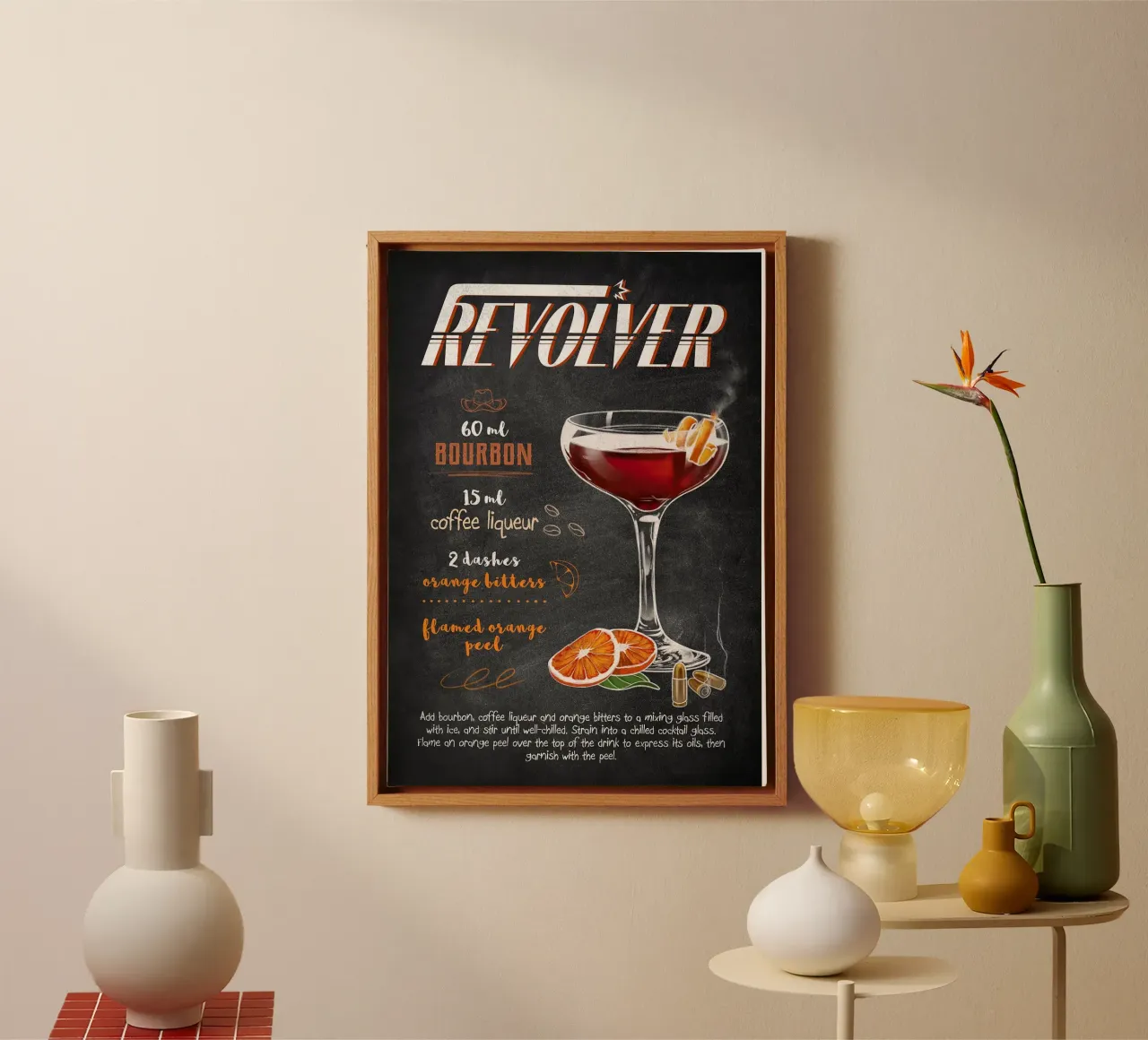 Revolver canvas with Floater frame by mesa