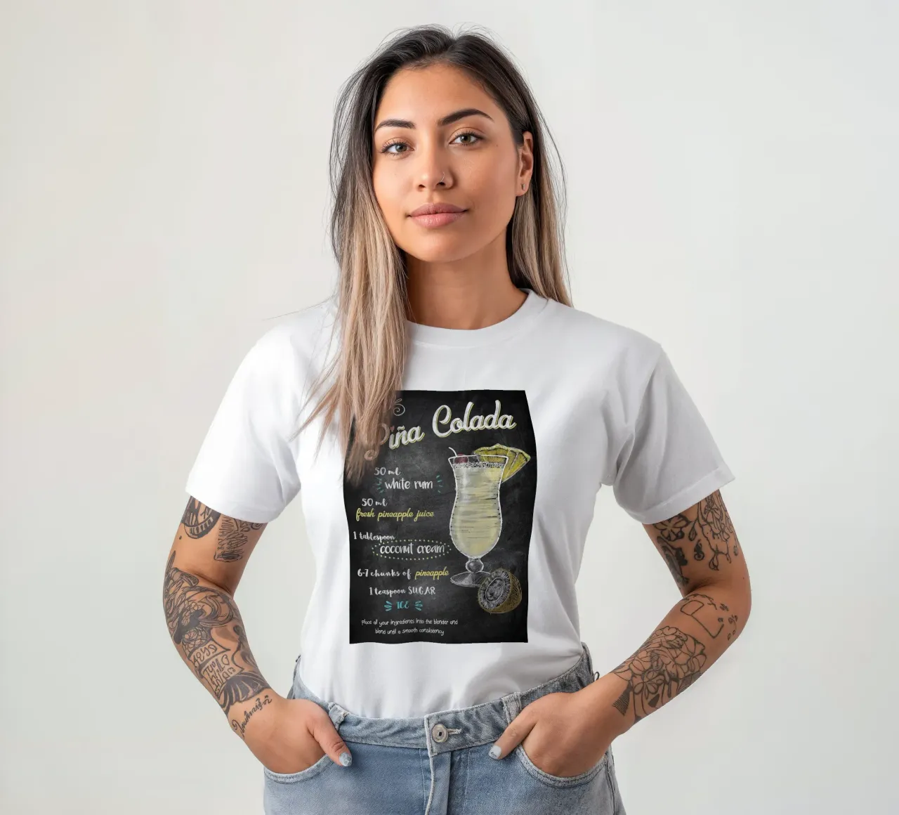 Pina Colada t-shirt da mesa