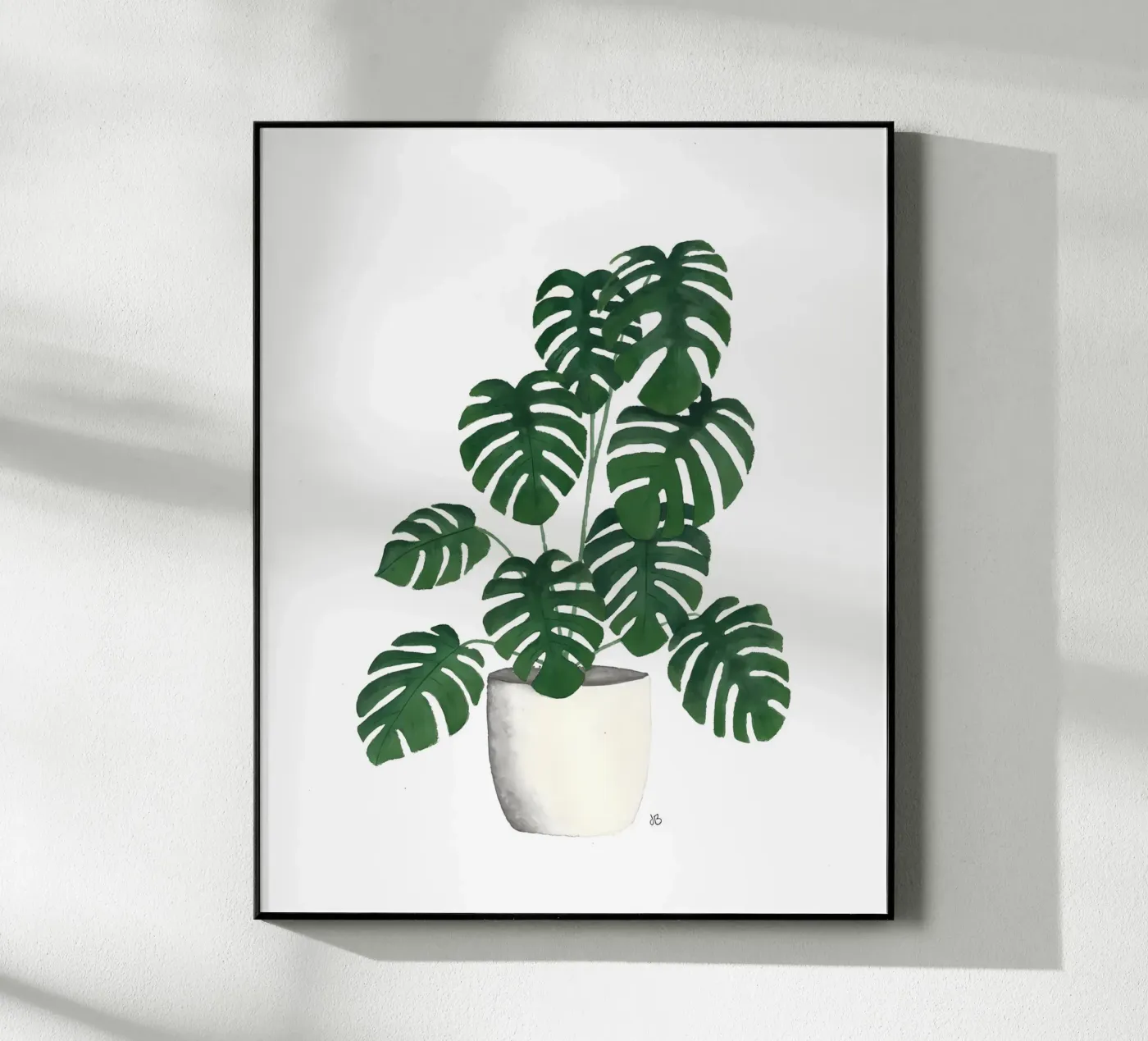 Monstera Art acrylic glass by Jose