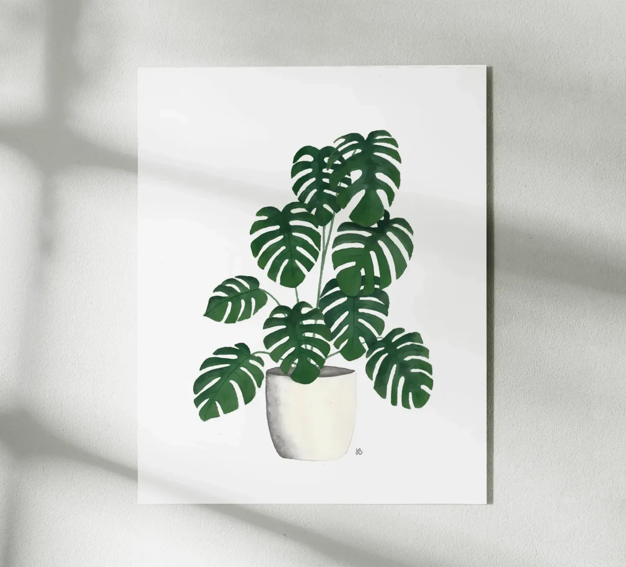 Arte Monstera plexiglass da Jose