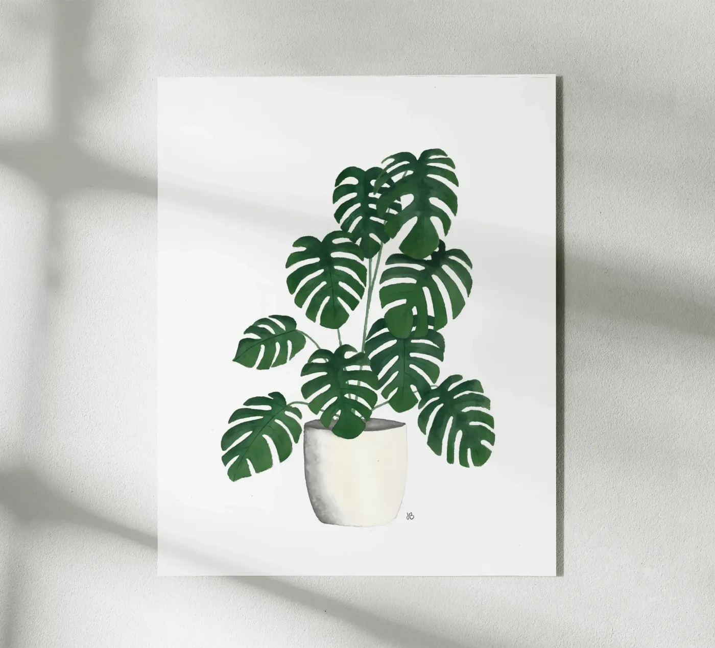 Monstera Art acrylic glass by Jose