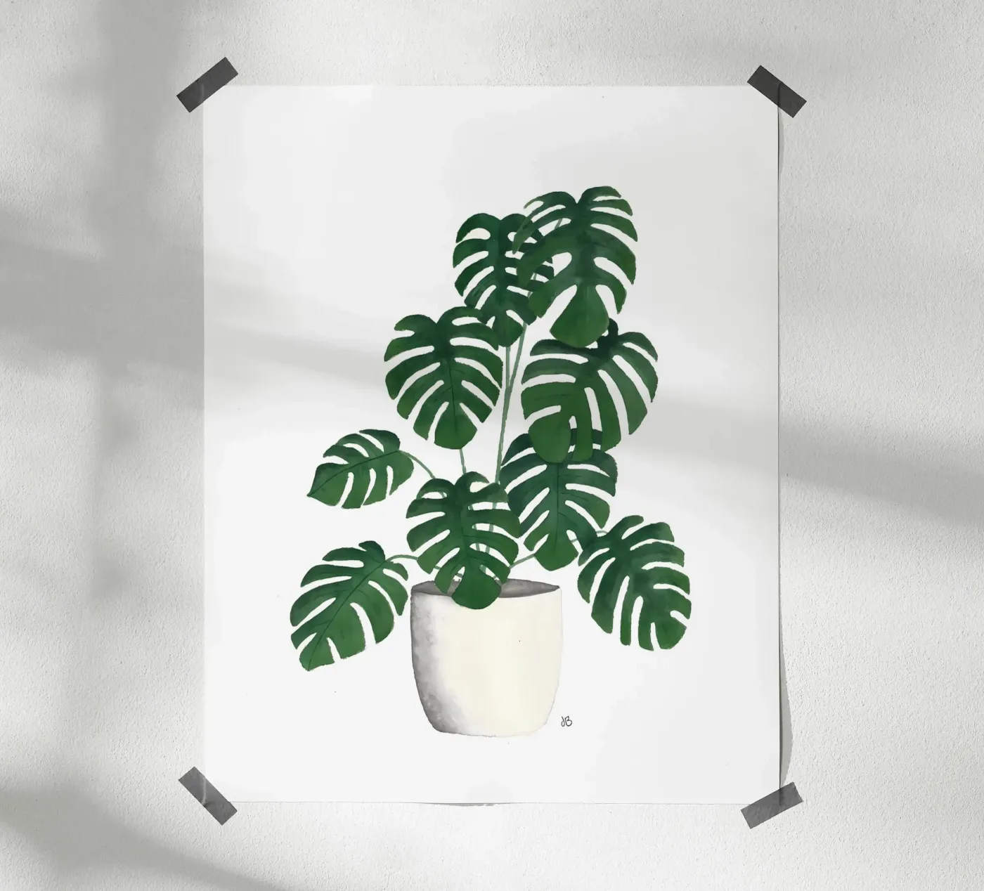 Arte Monstera poster da Jose