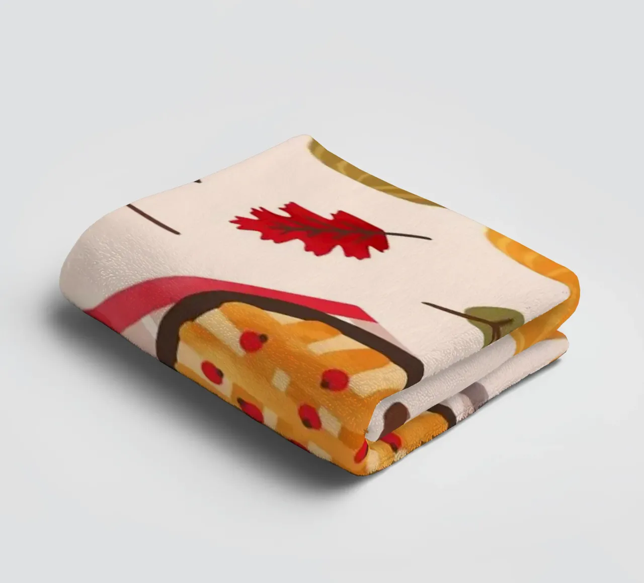 Herbst Ernte Nahtlose Muster - Herbst Vibes Kunst Handtuch von vintagepod