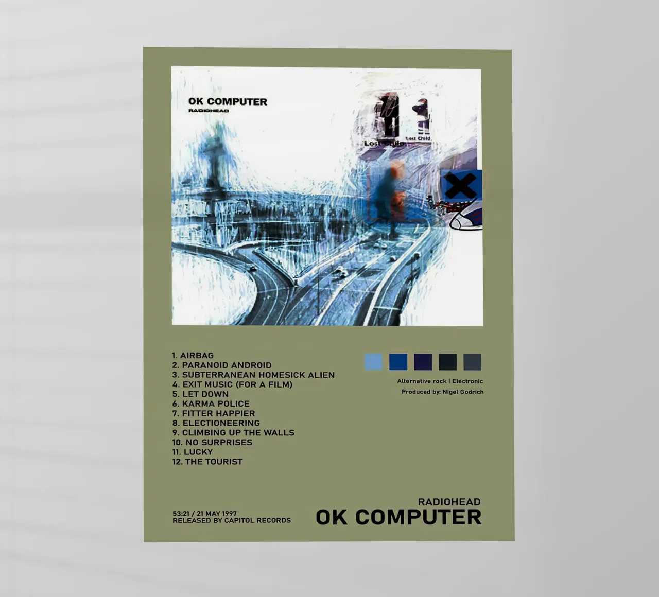 Radiohead Ok Computer pellicola backlit da Roronoa7