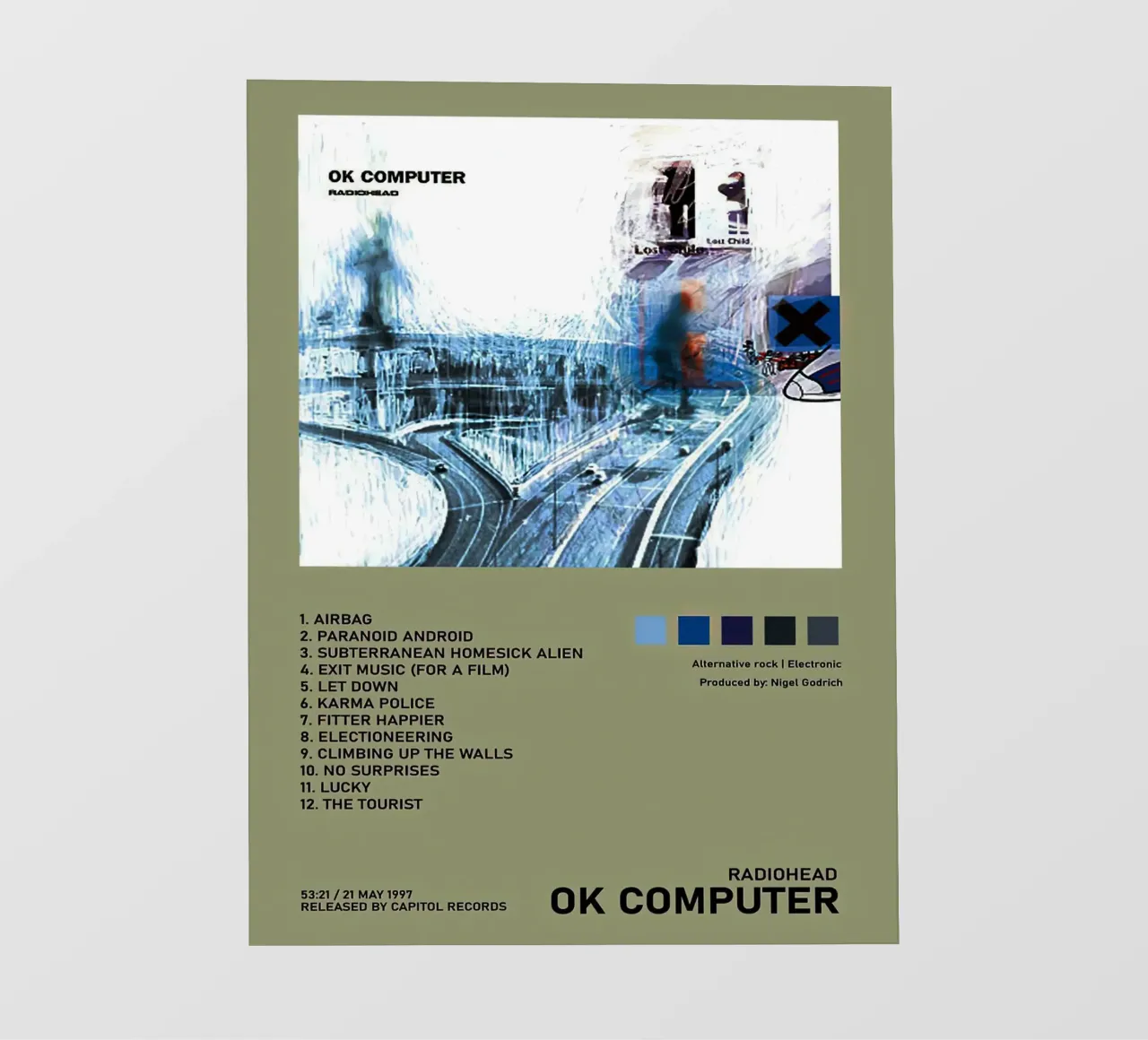 Radiohead Ok Computer telo in pvc da Roronoa7