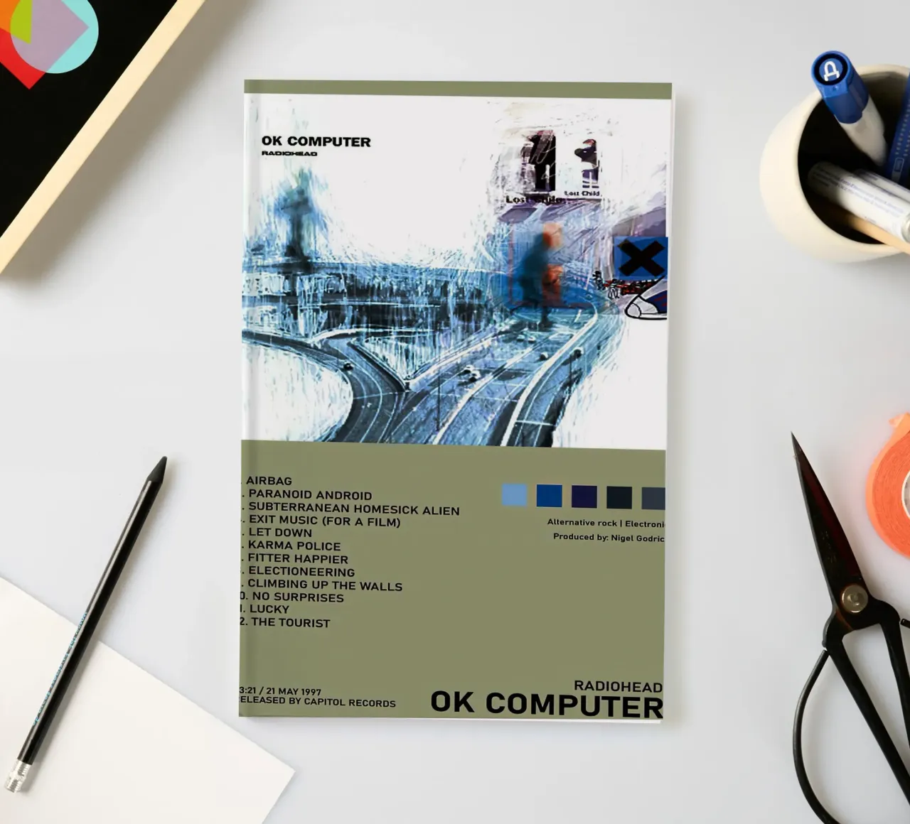 Radiohead Ok Computer notebook by Roronoa7