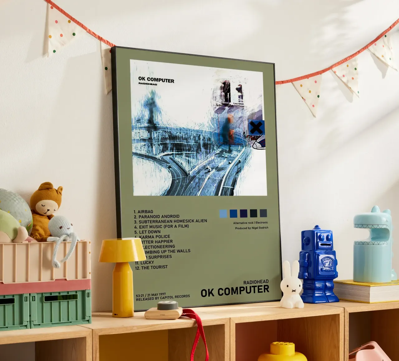 Radiohead Ok Computer alluminio dibond da Roronoa7