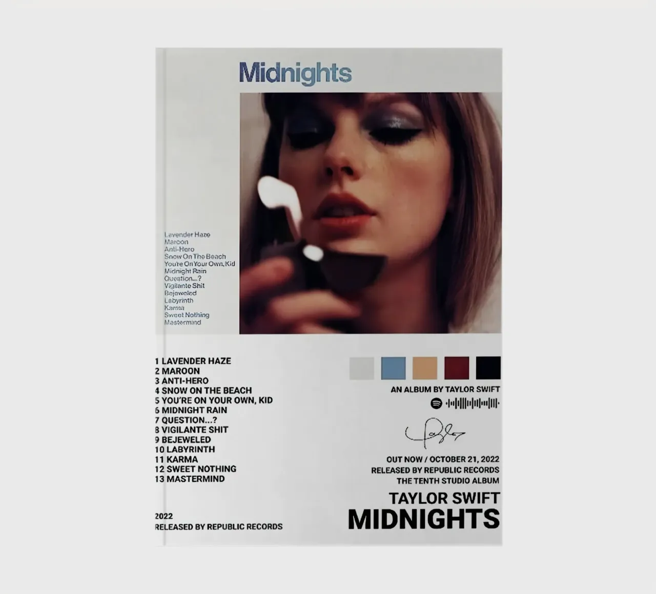 Taylor Swift Midnight diario da Roronoa7