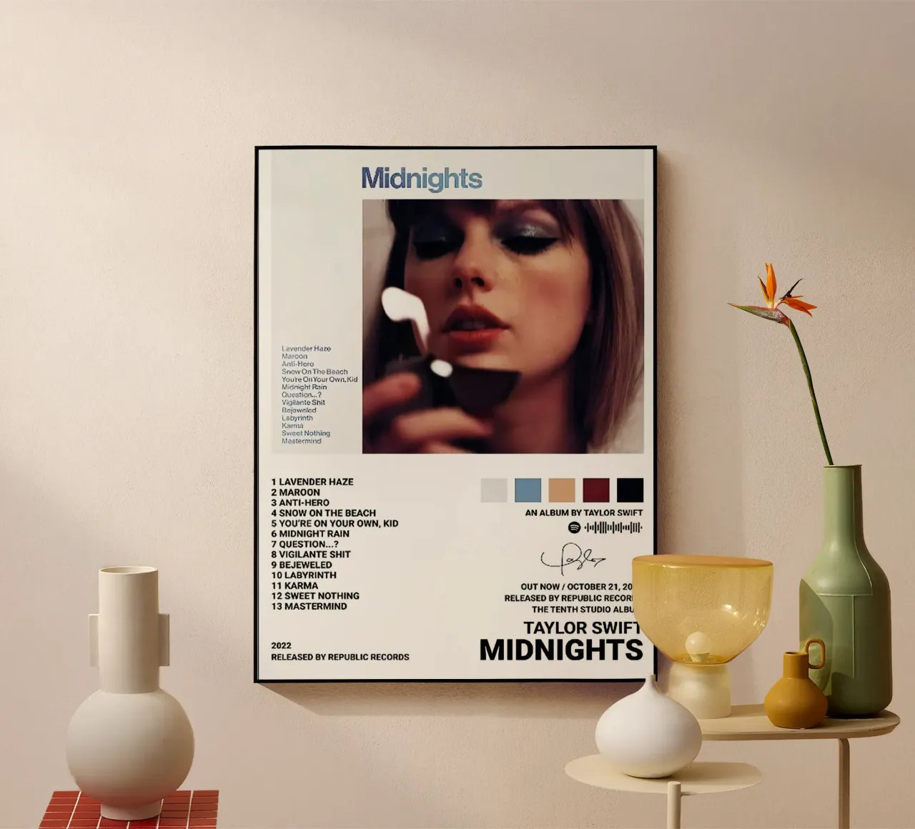 Taylor Swift Midnight plexiglass da Roronoa7