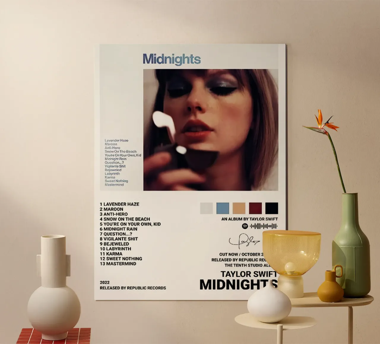 Taylor Swift Midnight poster da Roronoa7